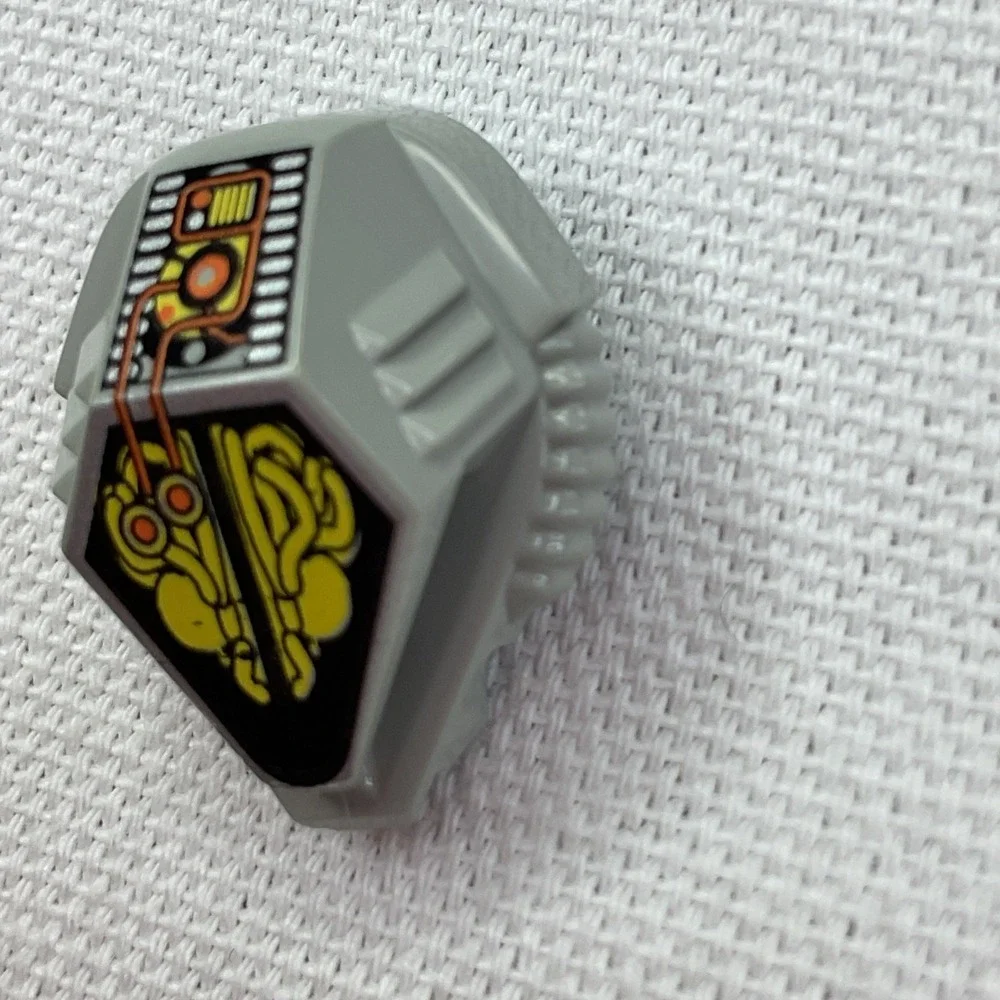 LEGO UFO Helmet Alien Helmet 1998-99 Minifig Hexagon Flyer Avenger 30120 - Picture 6 of 8